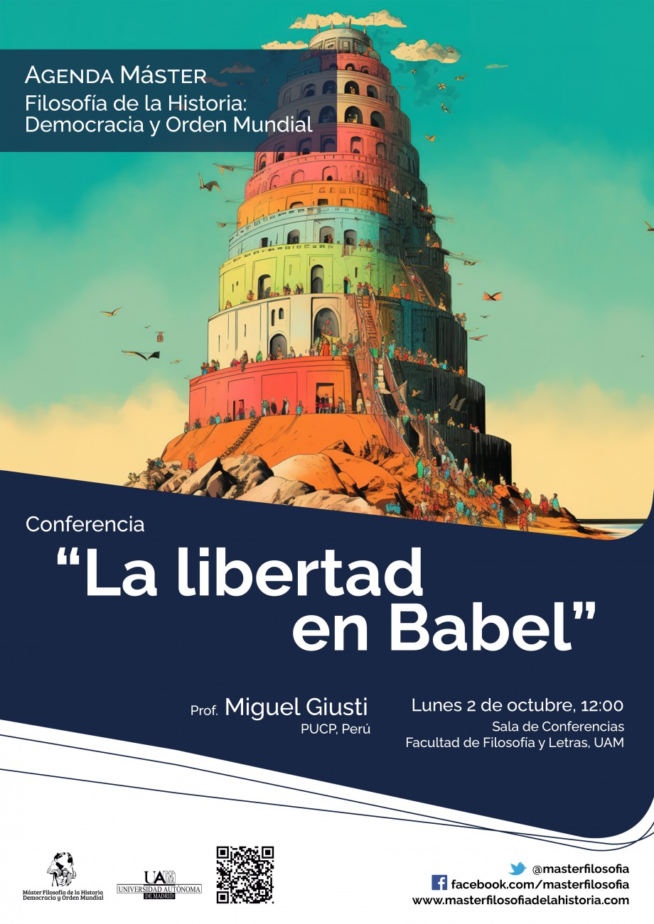 Conferencia La libertad en Babel Ponentes